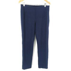 Chicos 0 Ankle Pants Womens‎ Small Blue Pull On Elastic Waist Pockets